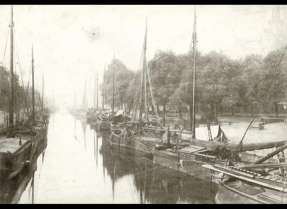 Prinsengracht bij Noordermarkt 1880