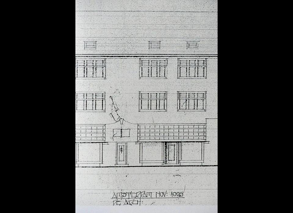 Rijnstraat 109 ontwerptekening (1925)