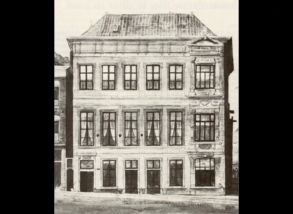 Rokin 102 1877 gebouw Leesmuseum na uitbreiding