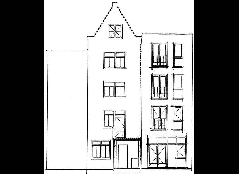 Schippersstraat 6-10 Buro Binnenstad achterzijde (2023)