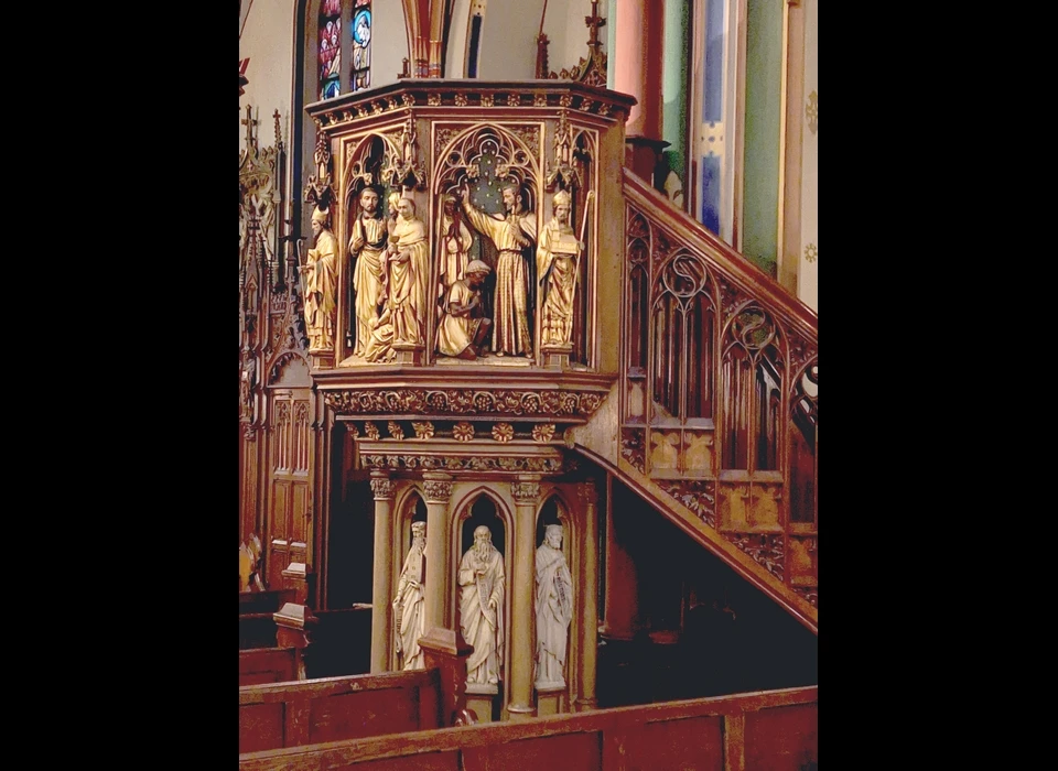 Singel 442-446 preekstoel voet, atelier Cuypers-Stoltzenberg (2025)