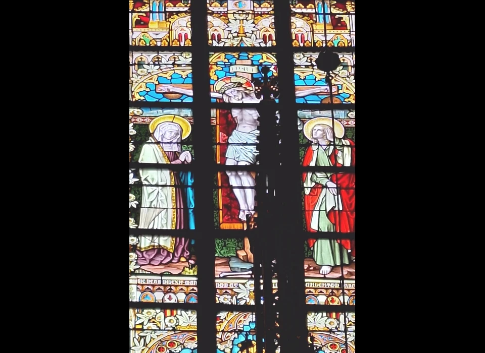 Singel 442-446 gebrandschilderd venster (2025)