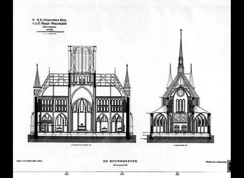 Spaarndammerstraat Bouwkundig interieurontwerp Maria Magdalenakerk