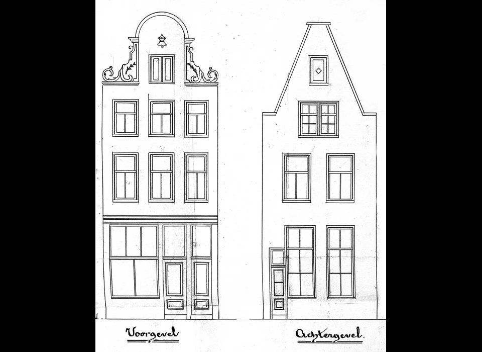 Sint Nicolaasstraat 38 naar ontwerp van architect W.H.Ofeigssen Jr (1905)