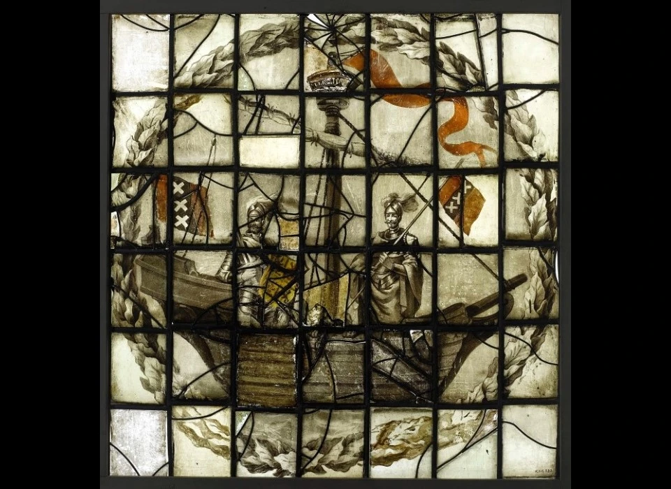 Rijksmuseum 1600-1699 Koggeschip glas-in-lood