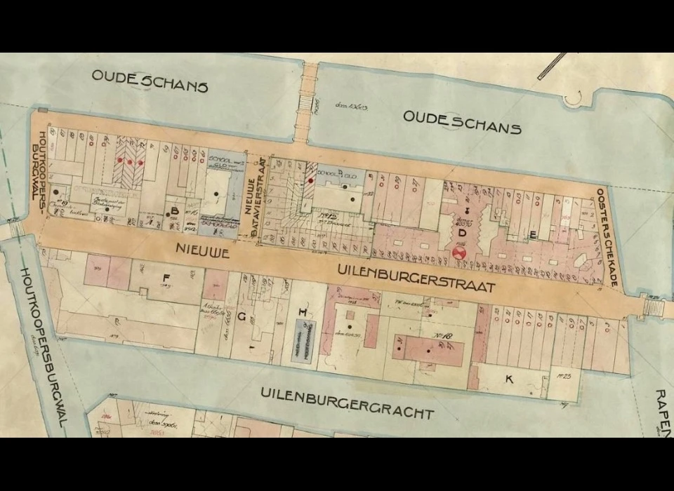 Uilenburg 1930 plattegrond