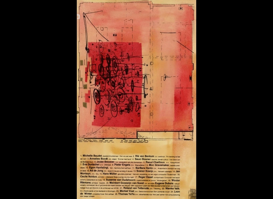 Warmoesstraat 139 plattegrond kunstbegraving (1991)