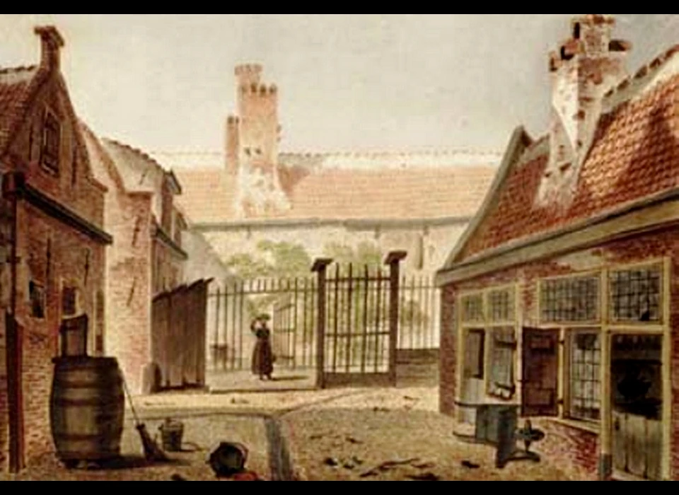 Willemsstraat huisnummers 100-102 het Klooster (1810)