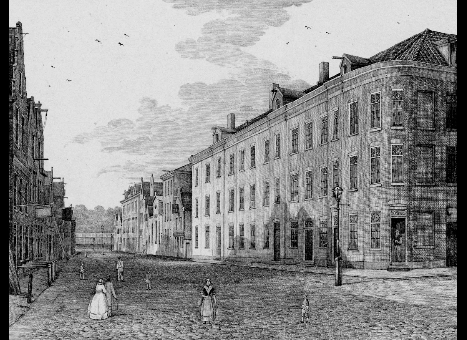 Willemsstraat 160-176 hoek Palmdwarsstraat, architect P.J.Hamer (1863)