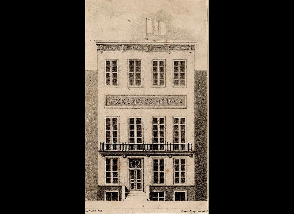 Prins Hendrikkade 142 Vestiging Zeemanshoop 1829-1862 (ca.1830)